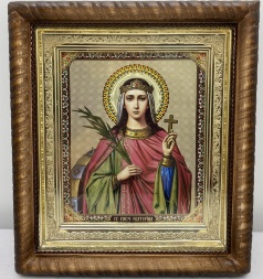 Ікона св. вмч. Катерина 22,5х25,5см