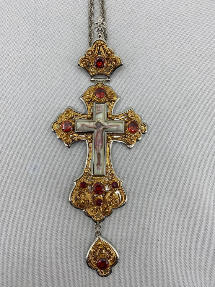 Хрест наперстний 16,5х7см комбінований №1