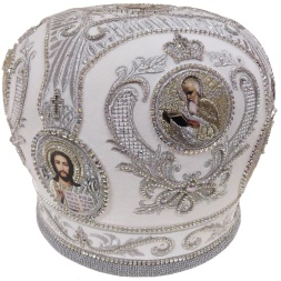 Митра "Корона" біла