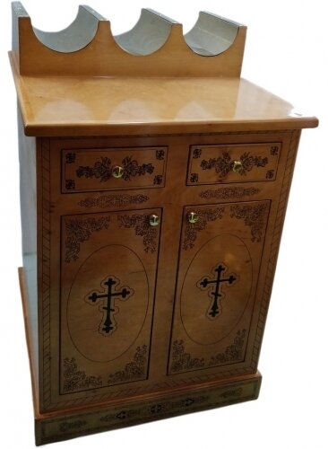 Тумба для свічкової лавки, 78,5х72см (Висота 120-103см)