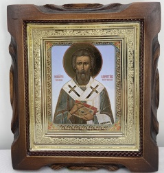 Ікона св. муч. Валентин Інтерамнский 19х17  