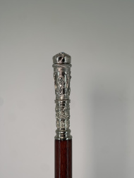 Ігуменський посох, нікелювання, висота 138см