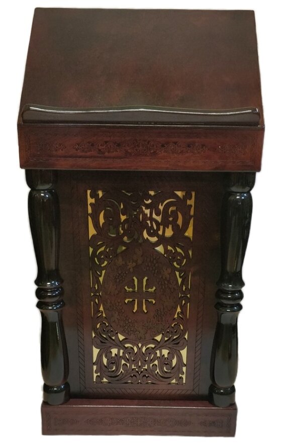 Аналой центральний, 60,5х45см (Висота 119,5 - 93см)