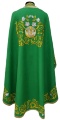 Облачення священника грецький крій, вишите на габардині, вишивка "Троянда" з пришивним галуном
