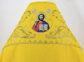 Облачення священника, вишите на оксамиті, вишита середина з іконами, з вишитим галуном