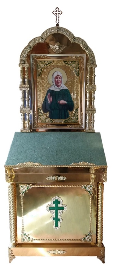 Кіот (малий хрест), з іконою 91х45 (висота 91-230см) 