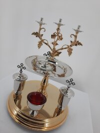 Літейне блюдо, комбіноване, діаметер 31см, висота 43см