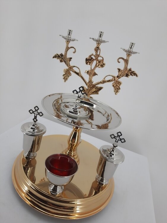 Літейне блюдо, комбіноване, діаметер 31см, висота 43см