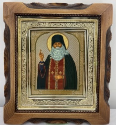 Ікона св. преп. Амфілохій Почаєвський 19х17 