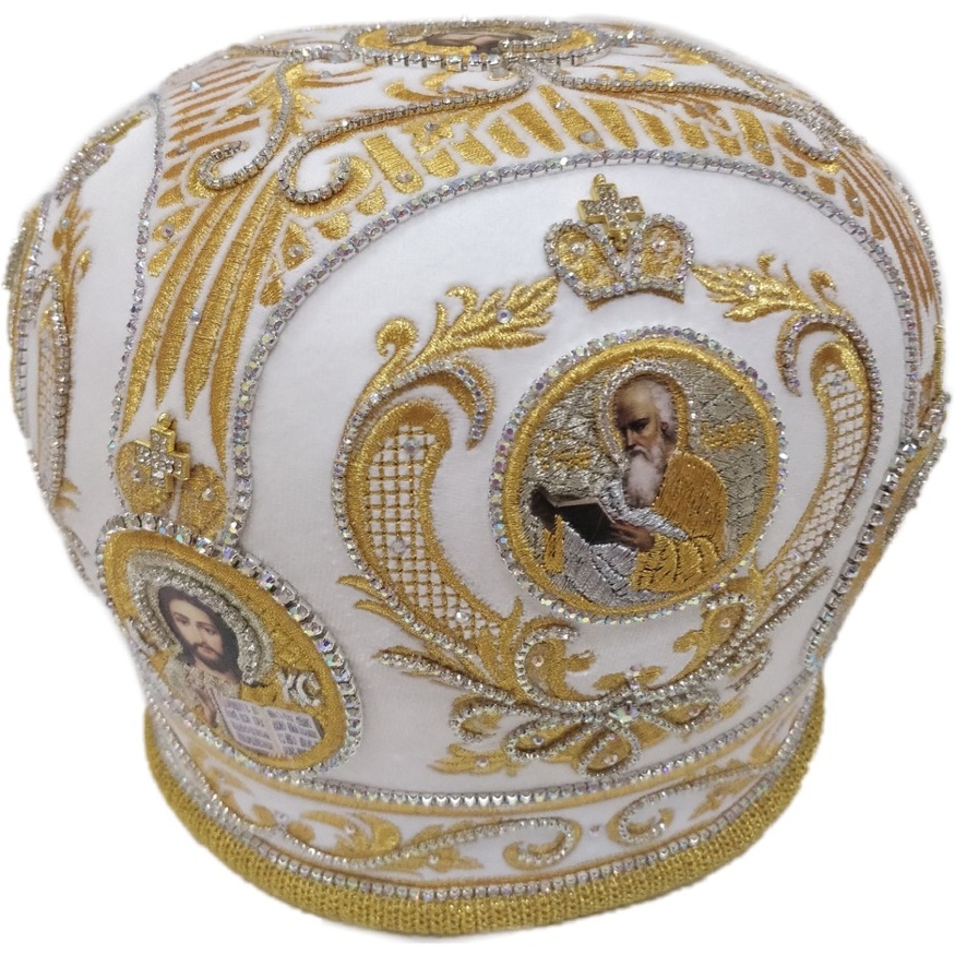 Митра "Корона" біла