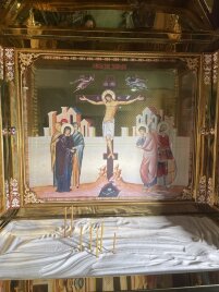 Панахидний кіот під пісок 142х75х275