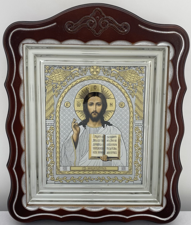 Ікони "Вінчальна пара" літ. павлін, кор., пат. ср. 30х24см