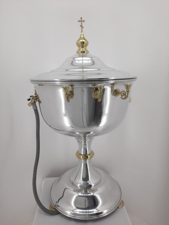 Купіль для хрещення 80л (висота 85-115см)