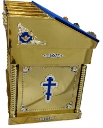 Тумба для свічкової лавки, 125х85см (Висота 112-93см)