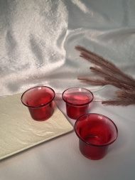 Стакан для лампад скляний, пофарбований "малий"