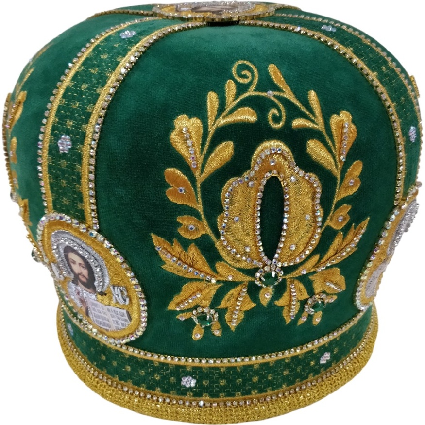 Митра "Мала квітка" Зелена