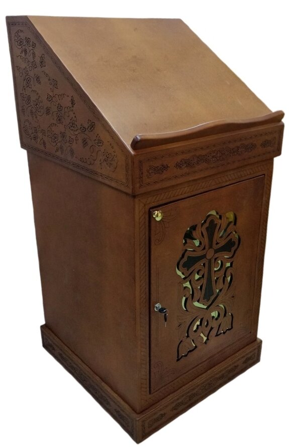 Аналой центральний, 68х65см, (Висота 132-100см.)