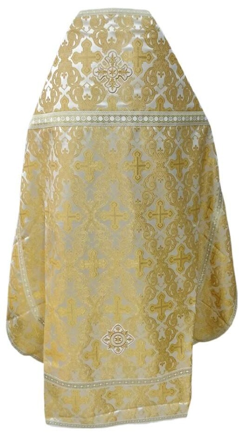 Облачення священника, з парчі "Ажурний хрест" з пришивним галуном
