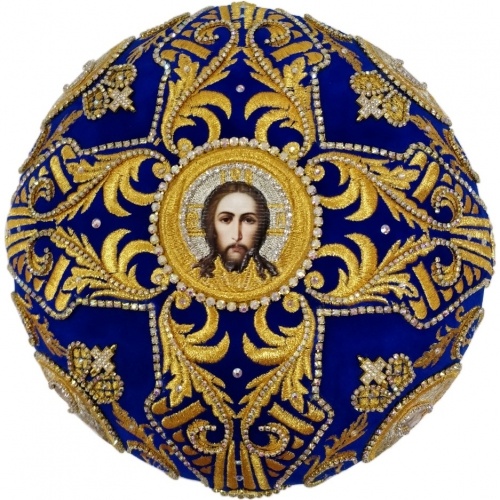 Митра "Корона" синя