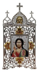 Ікона металева на підставці 12х6