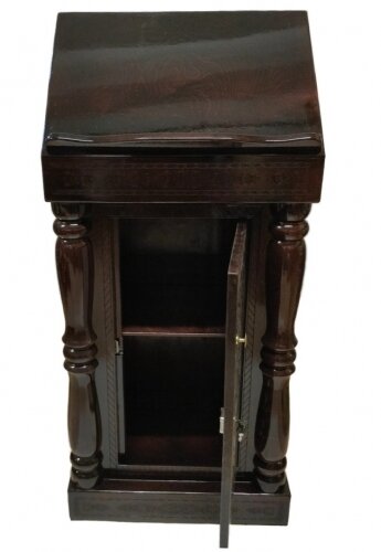 Аналой центральний, з дверцятами, 61х45 (Висота 131 - 104см)