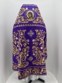 Облачення священника, вишите на парчі, вишита середина, з вишитим галуном