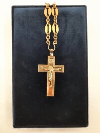 Хрест наперстний 9,5х5см, (позолота)