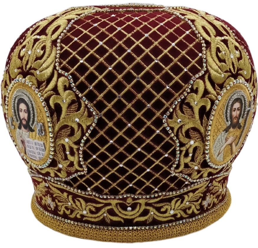 Митра "Сітка" червона