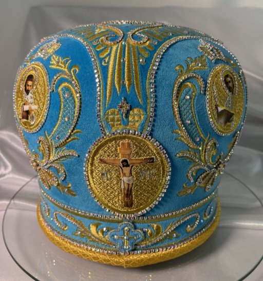 Митра "Корона" голуба