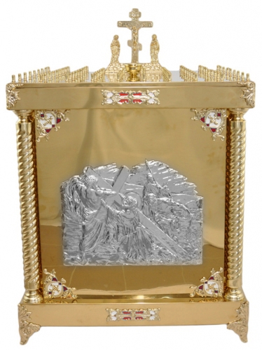 Панахидний стіл, з іконою