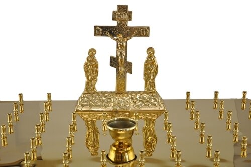 Панахидний стіл, з іконою