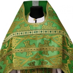 Облачення священника, з парчі "Кіпрський хрест" з пришивним галуном