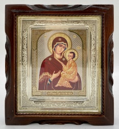 Ікона Богородиці "Тихвінська" 19х17