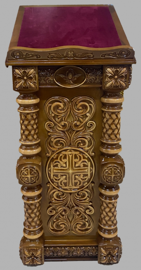 Аналой бічний, 49х49см, (Висота 119-96см)