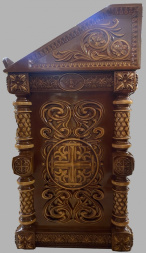 Аналой Центральний 100х64см, (Висота 120-93см)