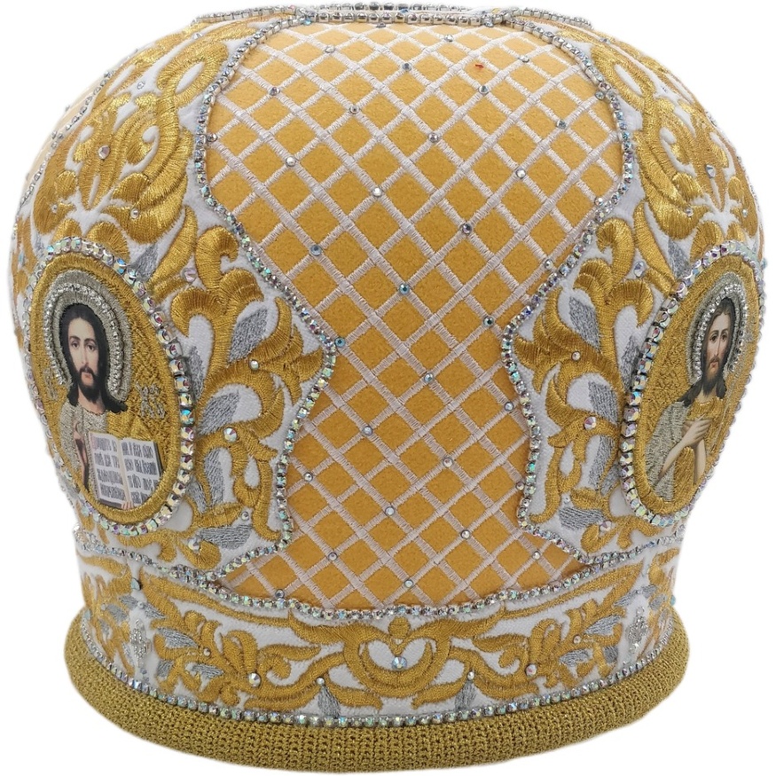 Митра "Сітка" жовта