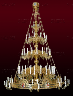 Панікадило з хоросом, 3 яруси 52 свічки (№47)