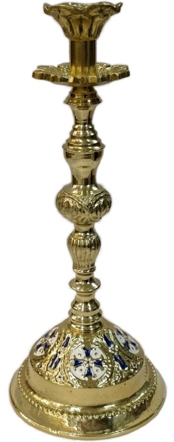 Підсвічник настільний, з емаллю, 35х13см №8 - 1