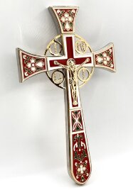 Напрестольний хрест, емаль, розмір 32х18,5