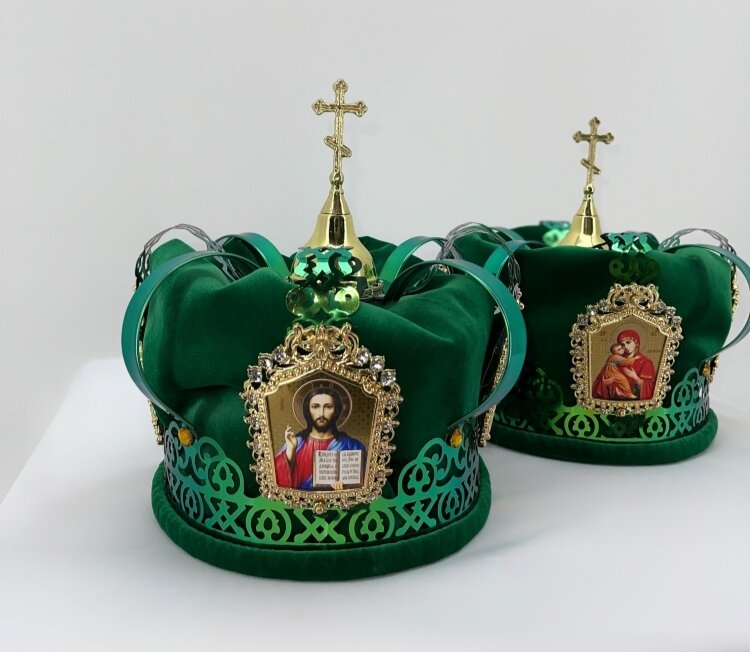 Вінці (пара) Ф20см висота 25см (кольоровий булат)