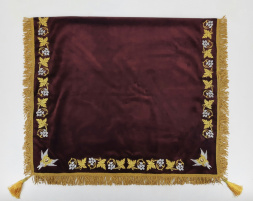 Накидка "Виноград" з дорогою бахромою