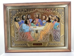 Ікона Тайна Вечеря 54х40см (к. р.) кор. кв.