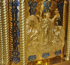 Аналой Центральний, восьмигранний 100х60см (Висота 113-98см)