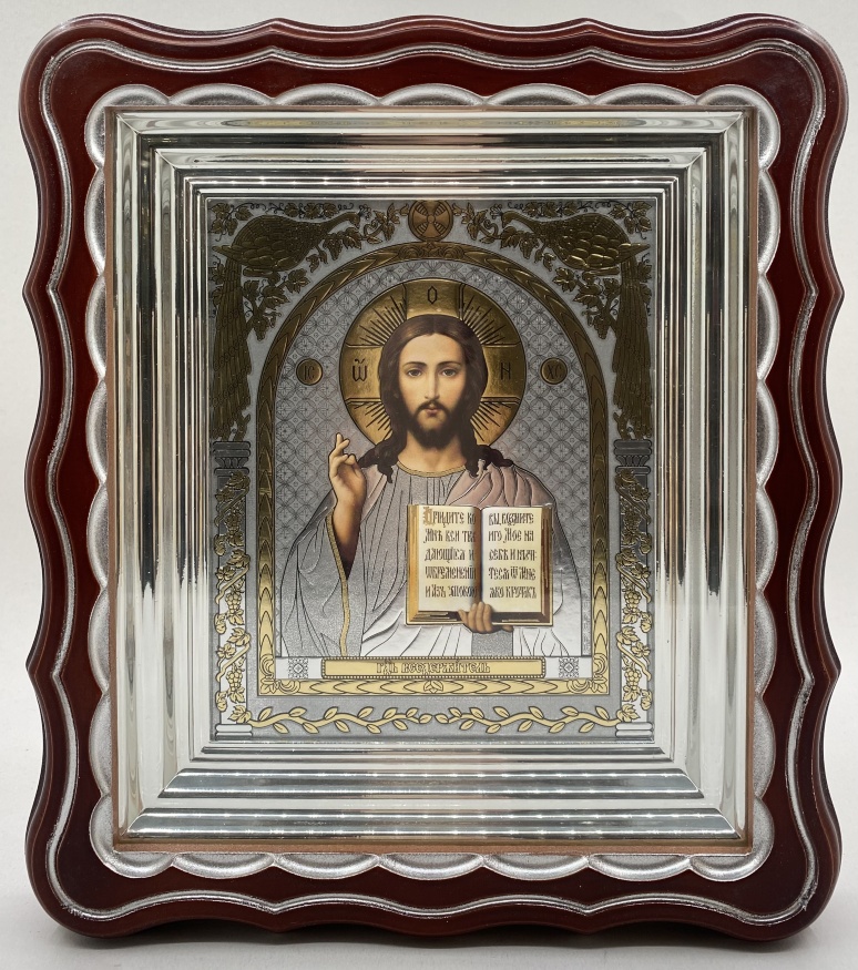 Ікони "Вінчальна пара" літ. павлін, кор., пат. ср. 27х24см