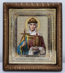 Ікона св. рівноап. вел. кн Ольга 25,5х22,5см 