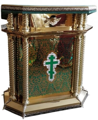 Аналой Центральний, восьмигранний, 100х60см (Висота 113-98см)