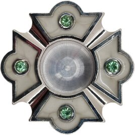 Капсула з емаллю Ф5см бел.ем.зел.кср