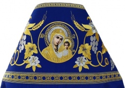 Облачення священника, вишите на габардині, вишивка "Лілія" з пришивним галуном