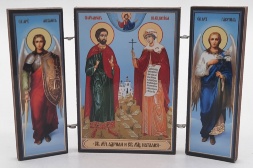 Складень свт. муч. Адріан та свт. муч. Наталія