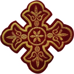 Хрест вишитий 14х14